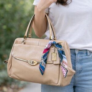 Coach Beige Bag with Strap and Dust Bag